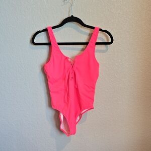 PINK Victoria's Secret Neon Accent Swimsuit